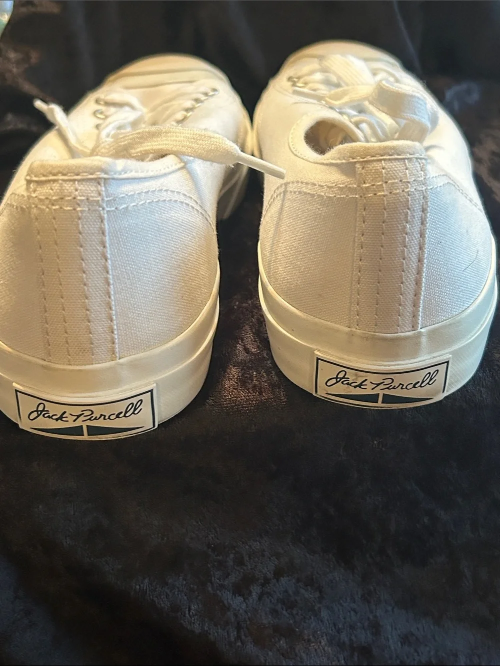 Jack Purcell Converse Women's White Low-Top Canvas Lace-Up Sneakers